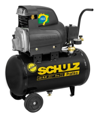 Compressor De Ar Pratiko Csi 6,6/20l Monofásico 220v Schulz