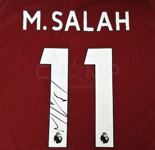 Jersey Firmado Mo Salah Liverpool Autografo New Balance 2019