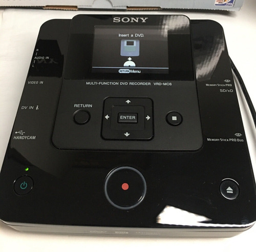 Quemador De Dvd Sony Vrd-mc 6 Dvd (Usado)