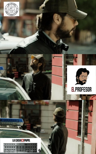 La Casa De Papel! Chaqueta Rettro Vintage Cuero El Profesor!