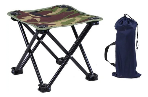 Silla Táctica Plegable Militar Portátil Acampar Picnic Playa