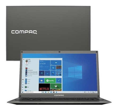 Notebook - Compaq I3-6157u 2.40ghz 4gb 128gb Ssd Intel Hd Graphics 5500 Windows 10 Home Presario 431 14" Polegadas