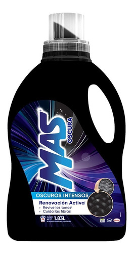 Detergente Liquido Mas Oscura 3d 1.83l