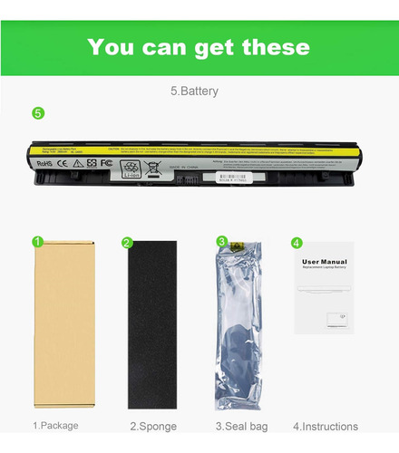 Batería Para Lenovo G40-30 G40-45 70 G40 G40 - 70m G50 G50-3