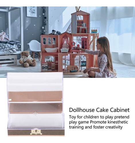 Mueble Para Tartas Dollhouse 1:12 Para Hacer Tú Mismo, Postr
