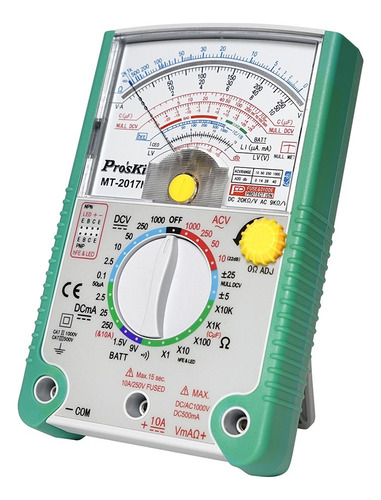 Multimetro Proskit Analogico Mt-2017 C/buzzer Ipk2017