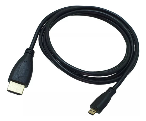 Cabo Hdmi P/ Canon Eos R6 Micro Hdmi De 1,50 Metros