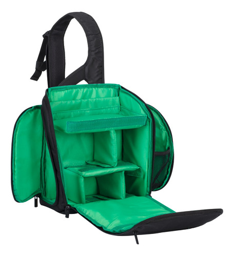 Mochila Para Camara Reflex Rivacase Tipo Riñonera Negro