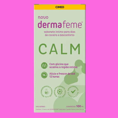 Dermafeme Sabonete Em Gel Íntimo Calm 100ml - Cimed