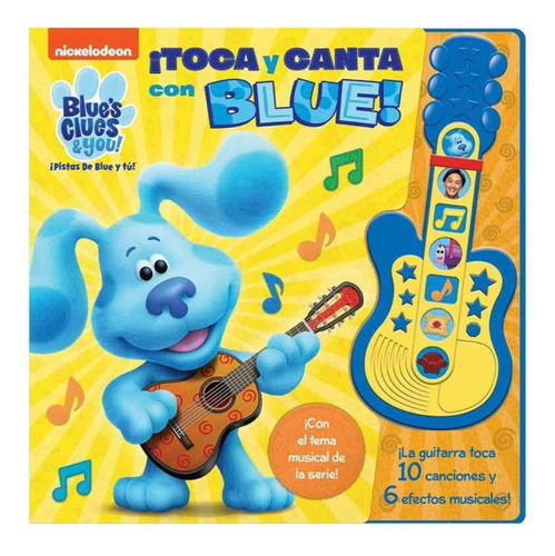 Libro Con Guitarra Pistas De Blue - Toca Y Canta Con Blue !