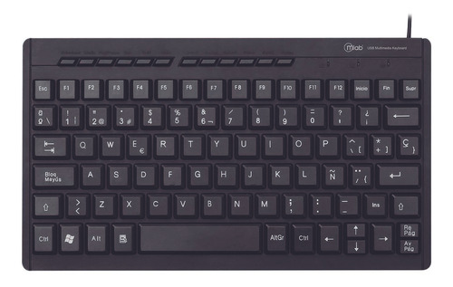 Teclado Compacto Wired Usb Microlab Square Slim 250