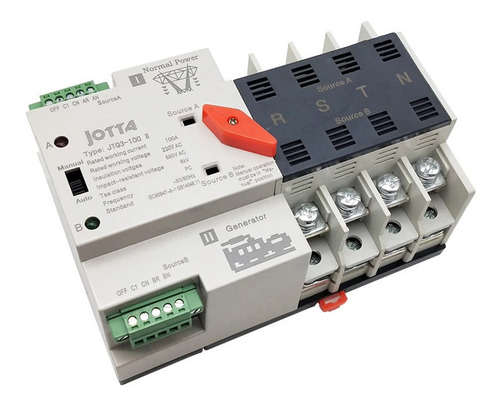 Imagen 3 de 5 de Transfer Modulo Ats 4 Fases 110volt 100 Amp Planta Electrica