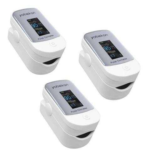 Imagen 1 de 9 de 3 Pack Oxímetro Pulso Dedo Hospitalario Hogar Deportivo Oled