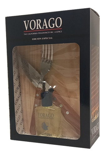 Perfume Vorago Hombre 50ml + Kit De Asado De Regalo Febo