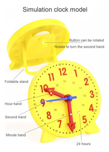 , Juguetes Cognitivos De Horas, Minutos Y Segundos Para