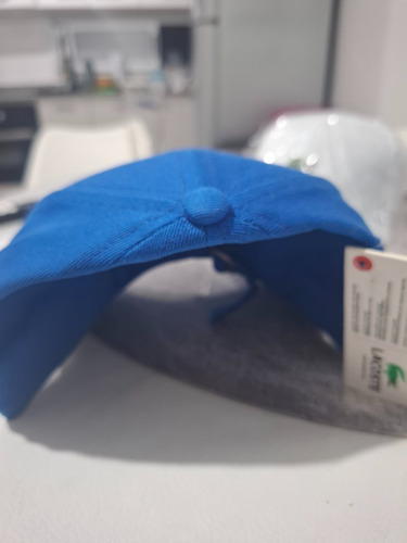 Gorra Lacoste Tenis Azul Unico Lisa (Usado)