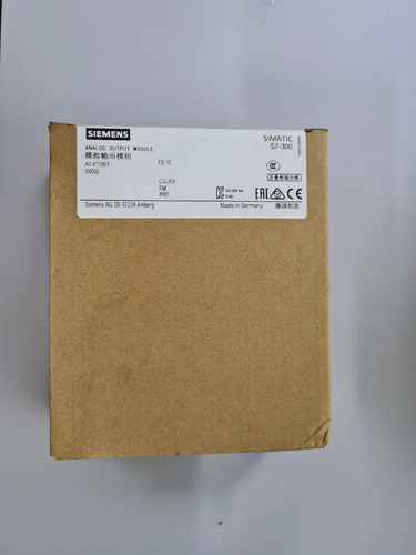 Siemens 6es7 332-5hd01-0ab0 Analog Output Sm332
