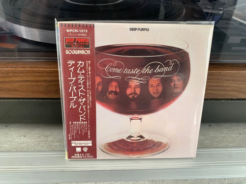 Deep Purple - Come Taste The Band - Cd Japones Mini Lp