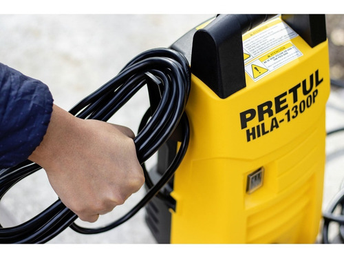 Hidrolavadora Eléctrica Pretul 1300psi 1200w + Accesorios Color Amarillo/Negro 127V