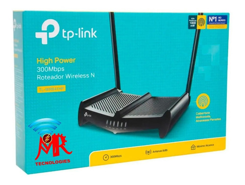 Tl-wr841hp Router Inalámbrico N De Alta Potencia De 300mbps