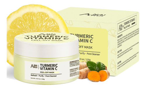 Anai Rui Mascarilla Facial Peel Off Con Curcuma Y Vitamina C