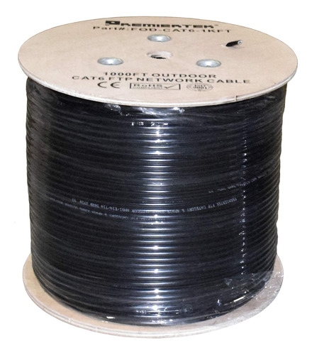 Premiertek Exterior 1000 Cat6 23awg Cmx Cca 550 Mhz Blindado