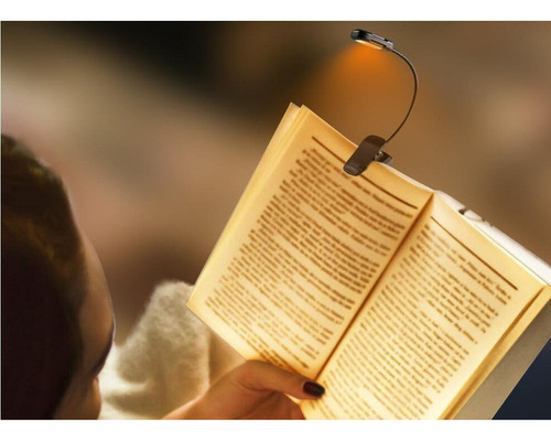 . Lâmpada De Livro Recarregável Lencent 9 Led 12 Modos M
