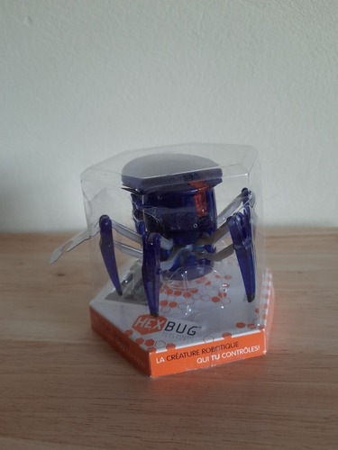 Hexbug Araña The Robotic Creature Azul. Usado