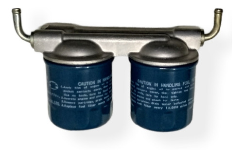 Imagen 3 de 3 de Base Doble Filtro Gasoil Diesel Npr Nhr Nkr Original Isuzu