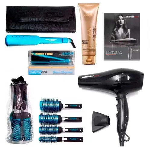 Planchita Pelo Humedo Babyliss 2073 + Funda 450 F Alisados