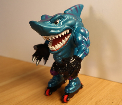 Blades Streex - Street Sharks 1995 Mattel Metallic