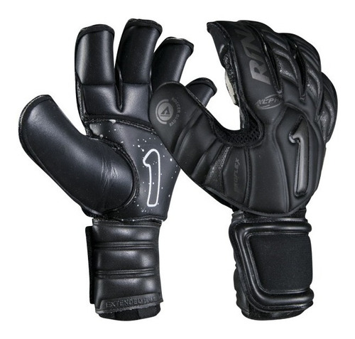 Nuevos Guantes Para Portero Modelo Rinat Uno Alpha Sin Varillas Negro - Envio Y Personalizado Gratis - Mundo Arquero