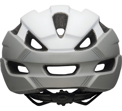 Bell Trace - Casco De Bicicleta Recreativa Para Adultos, Co. Color Blanco Mate/plateado