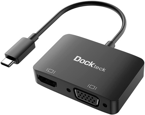 Adaptador Usb C Multipuerto Hdmi Vga Para Macbook Pro Air 