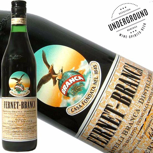 Fernet Branca 750 Precio Mayorista Underground Bebidas