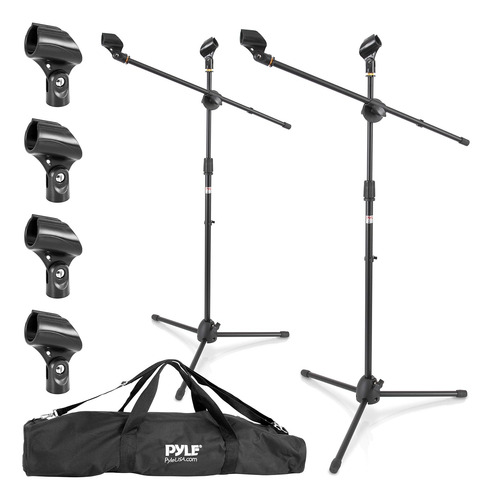 Soporte De Trípode Universal Micrófono - Par De Altur...