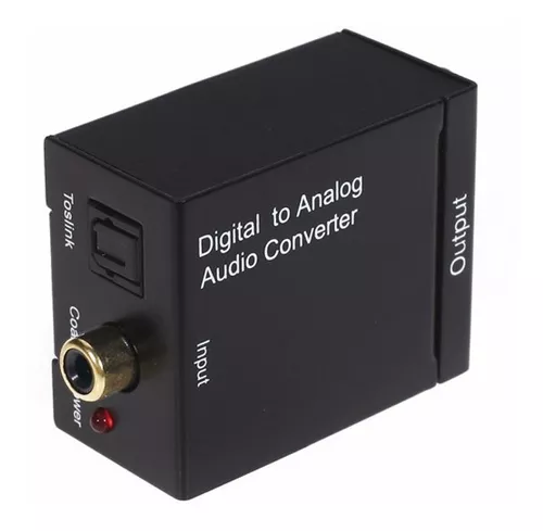 Convertidor de Audio Digital Óptico a Analógico con Instalación de