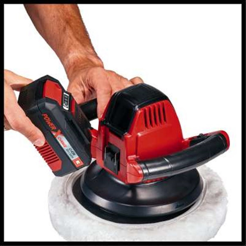 Imagen 7 de 8 de Pulidora Inalambrica Einhell Ce-cb 18/254+ Bateria 4ah +carg
