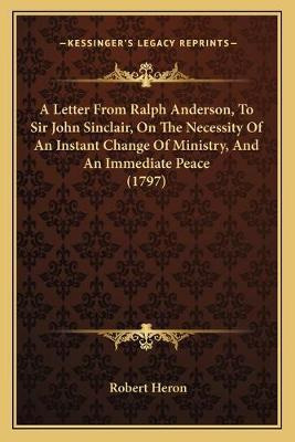 Libro A Letter From Ralph Anderson, To Sir John Sinclair,...