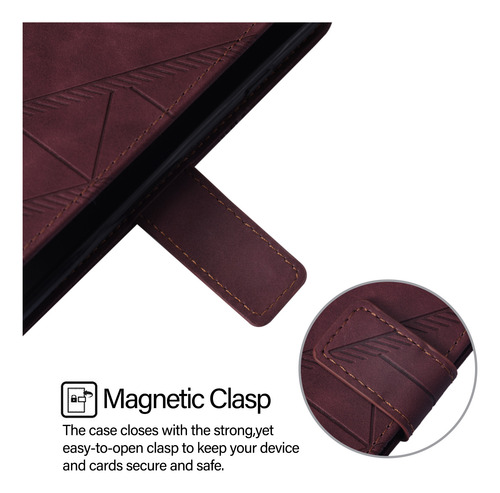 Funda De Piel Empresarial Para Motorola E15, A Prueba De Salpicaduras, 3 Ranuras Para Tarjetas, Soporte, Bloqueo Rfid, 6 Colores