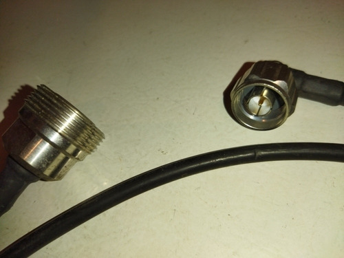 Cable Coaxial De 1,5 Mts Para Conector Din Grande Y Pequeño