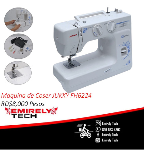 Maquina De Coser Electrica Multifuncional Jukky Fh6224