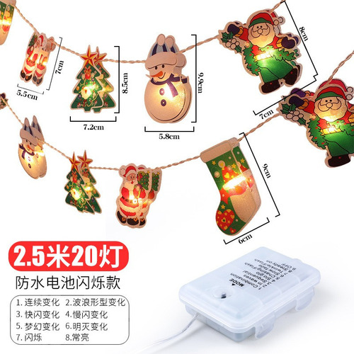 Farol Led K Para Decoración De Árbol De Navidad, Modo Pintad