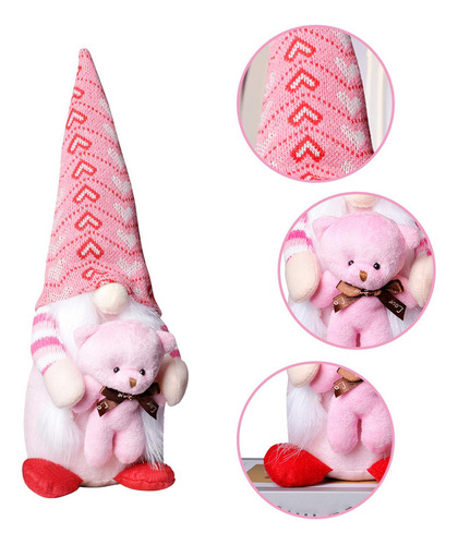 Decoración De Gnomos De San Valentín Gnomos De Felpa Para El
