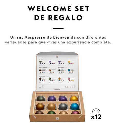 Cafetera Nespresso Vertuo Lattissima
