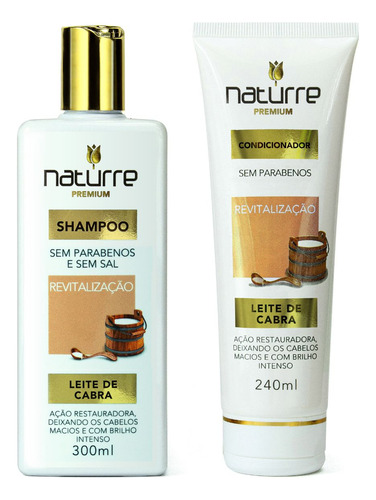 Kit Shampoo E Condicionador Naturrê Leite De Cabra