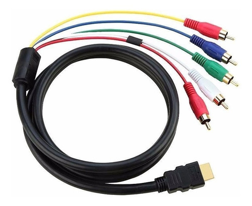 Cable Hdmi A 5 Rca Handy Componente Video Audio Av Ps3 Pc