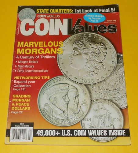 Ccc21 Revista Americana Coin Values Marzo 2008 Monedas