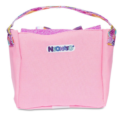 Imagen 2 de 4 de Pañalera Neopañalera Rosa Moño Neonato Distroller 977625