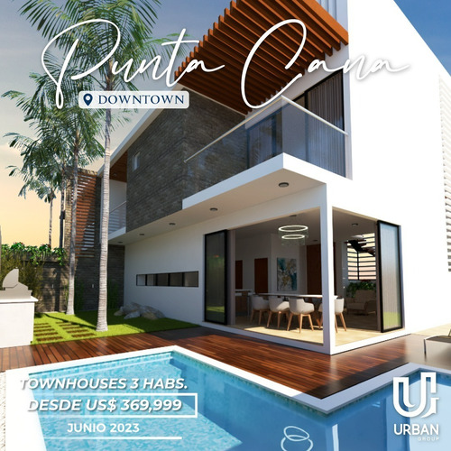 Imagen 6 de 6 de Townhouses En Venta En Punta Cana, Dowtown (línea Blanca Incluída)